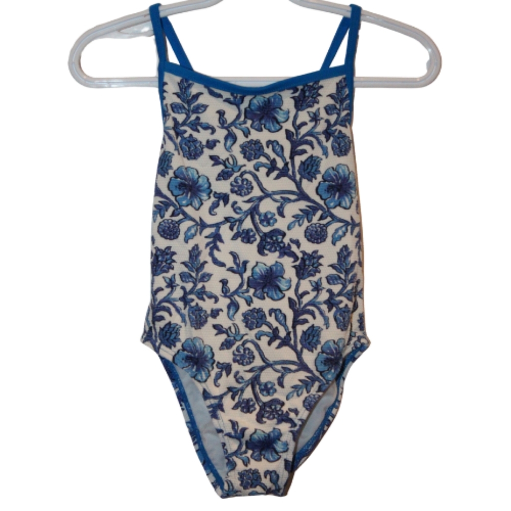 3/$25 ๐ท Tommy Bahama Blue Floral One Piece Swim Size 4